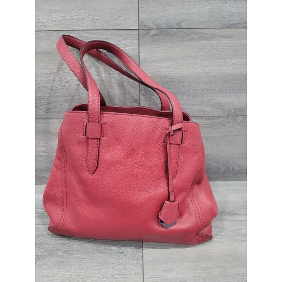Botkier New york Woman's Leather Tote Color Red Medium - Picture 2 of 9